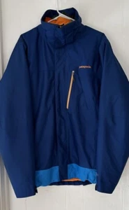 COMO NUEVO Patagonia 3 en 1 Chaqueta Snowshot Azul Marino/Naranja REVESTIMIENTO INCLUIDO H2NO Para Hombre M - Imagen 1 de 7