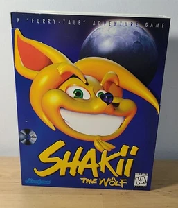 Vtg 1996 NOS Shakii The Wolf MICROFORUM BIG BOX Game SEALED - Picture 1 of 18