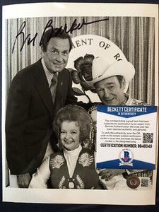 Bob Barker 7x10 Autographed Signed Picture Dale Evans Roy Rogers Beckett COA