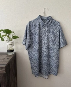 ANGLR CAST-FLX Short Sleeve Woven UPF Fishing Button Up - Picture 1 of 3