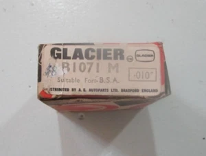 Glacier B1071M Big End Bearing Shells BSA/Triumph 250 +010" - Picture 1 of 4