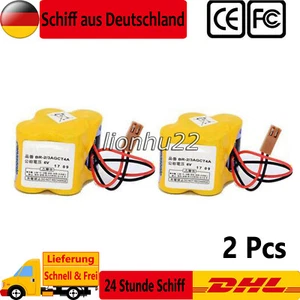 2 x BR-2/3AGCT4A BR2/3AG BR2/3AGCT4A Akku für FANUC A98L-0031-0025 6V/4400mAh - Zdjęcie 1 z 2