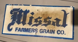 Vintage Missal Farmers Grain Metal advertising sign - Picture 1 of 6