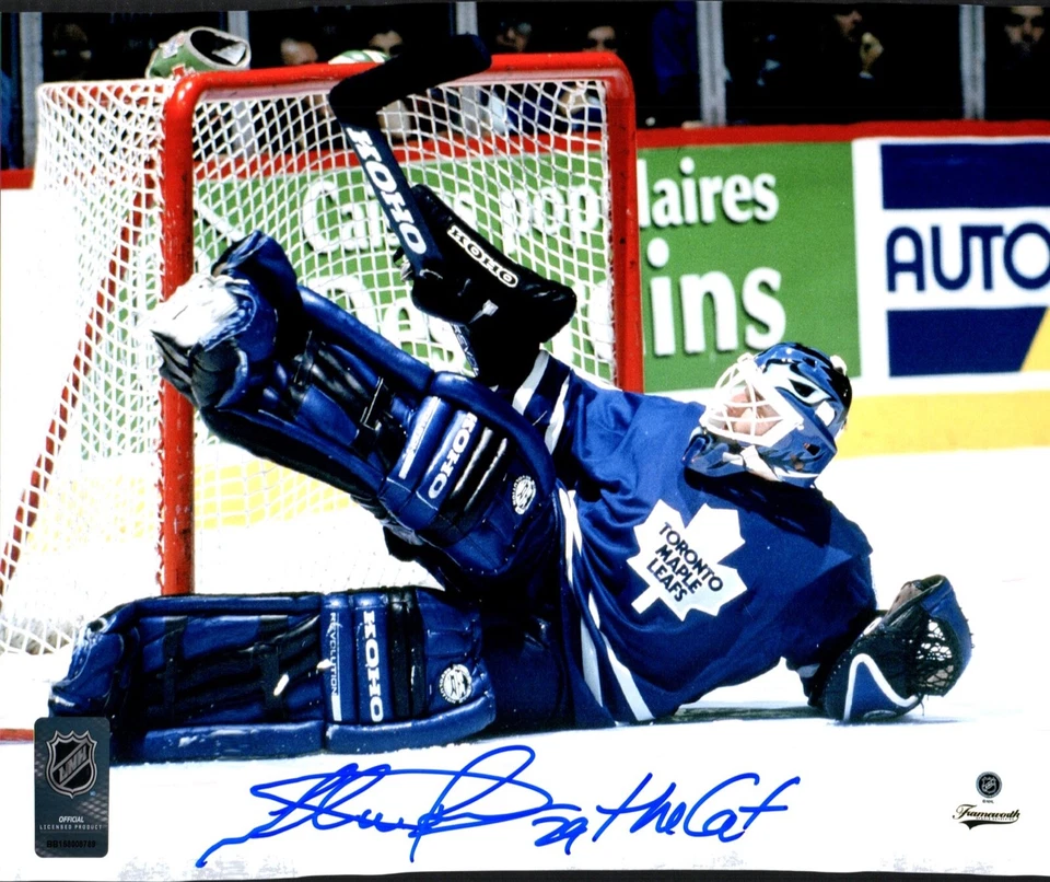 Felix Potvin Toronto Maple Leafs Signed 8x10 Photo The Cat Inscription - Action — 第 1/1 张图片
