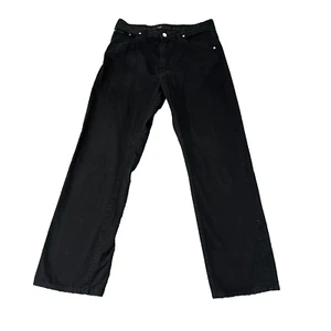 Pantalones chinos de mezclilla Hugo Boss para hombre pierna recta regular gris oscuro Oklahoma W32 L31 * - Imagen 1 de 13