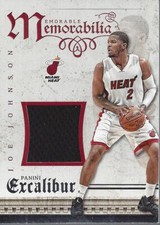 2015-16 Panini Excalibur Memorable Memorabilia #3 Joe Johnson Jersey - NM-MT