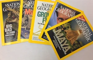 National Geographic 2007 August - December 5 Issues in Set!  VGC!  - Picture 1 of 5