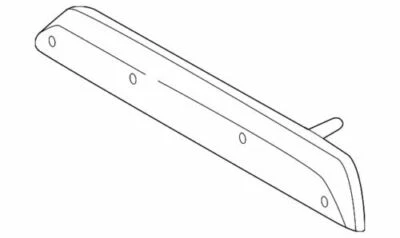 Lámpara trasera de montaje alto FL3Z-13A613-C Ford F-250 Super Duty 2015-2020 OEM NUEVA Foto 1 de 4