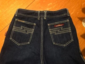 VINTAGE 80'S JORDACHE HORSEHEAD HIGH WAIST BOOTCUT UNISEX JEANS 28 X 36 NWOT - Picture 1 of 14