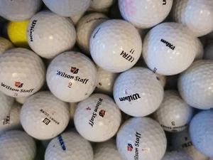 40 pelotas de golf Wilson de 2 piezas modelo mixto usadas - ideales para la práctica - Imagen 1 de 1