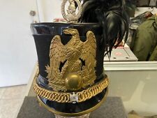 Reproduction French Army Napoleonic War Infantry Shako with Black Feather Plume