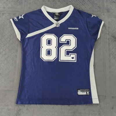 Camiseta Dallas Cowboys Jason Witten Reebok Azul Niñas Jóvenes Grande 14 Foto 1 de 4