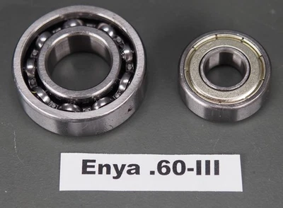 Kugellagersatz / Ball Bearing Kit f. Enya 60-III - Bild 1 von 3