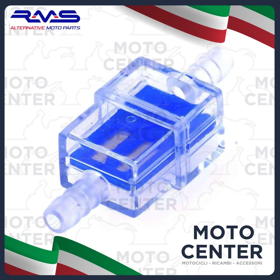 FILTRO BENZINA TRASPARENTE ATTACCO DA 7 mm. - Immagine 1 di 1