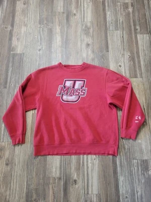UMass Minutemen Sweatshirt Mens XL Red Jansport NCAA Crew Neck Vintage - Image 1 of 4