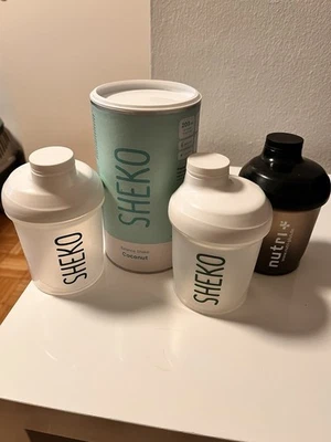 Diät-Shake SHEKO | 25 x Mahlzeitenersatz | + Shaker | Abnehmen mit Eiweißpulver - Bild 1 von 2