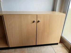 Aktenschrank flach REISS Buche hell 120 x 82 x 42cm BxHxT - Bild 1 von 14