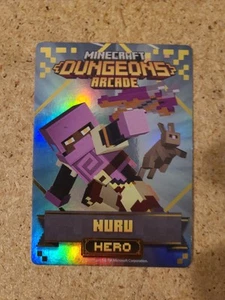 Minecraft Dungeons Arcade Series 3 (#111 Hero: Nuru) FOIL Card - Picture 1 of 2