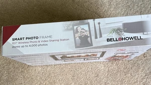 Bell + Howell 10.1” Smart Digital Photo Frame Frameo App Black NEW Sealed - Picture 1 of 5