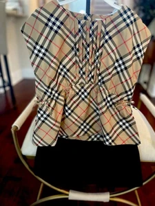Burberry Girls “trevelle”top And “Myrtle”skirt Beautiful Outfit Authentic 8y NWT - Picture 1 of 19