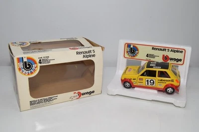 B34 1:24 BBURAGO BURAGO 0162 162 RENAULT 5 ALPINE MONTE CARLO RALLYE RALLY EX... - Immagine 1 di 4
