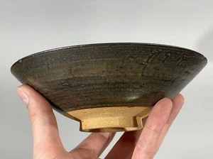 Chinese Antique Brown and Black Jun Bowl *MARKED - Picture 1 of 12