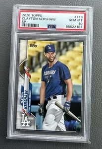 2020 Topps Clayton Kershaw SP SP SP SP SP PSA 10 🔝🔝🔝🔝🔝M️L🅱️🔝🔝🔝🔝🔝🔝 - Bild 1 von 6