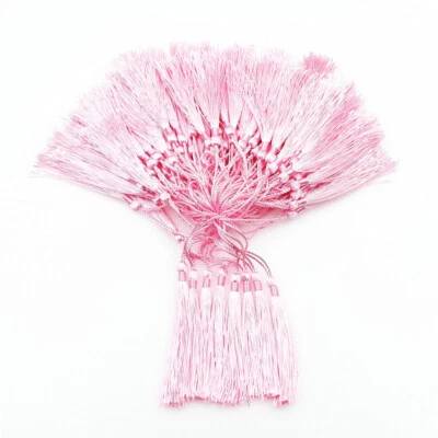 100pcs 8cm DIY Craft Tassels Fringe Pendants Bookmark Bag Hanging curtain Decor - Изображение 1 из 4