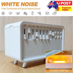 White Noise Sound Machine Aroma Diffuser with BT Speaker Night Light AU - Picture 1 of 16