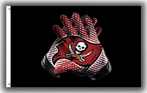 Tampa Bay Buccaneers Football Team Gloves Flag 90x150cm 3x5ft Fan best banner Cover