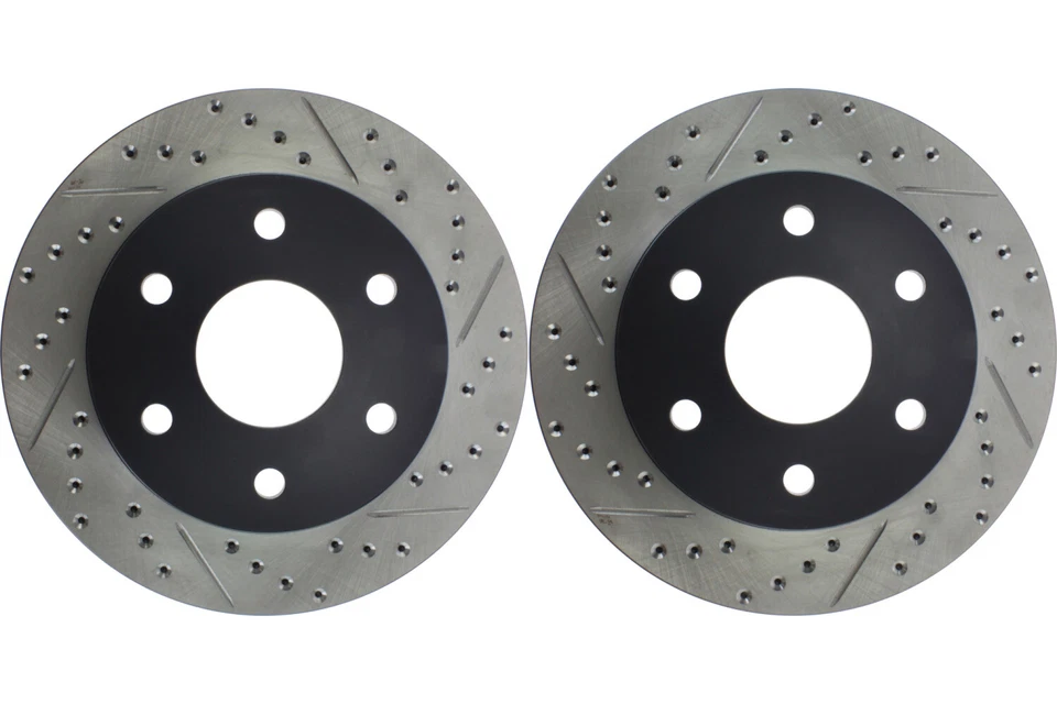 Par de rotores de freno de disco delanteros para Chevrolet Express 2500 2003-2006 (43298) Foto 1 de 4