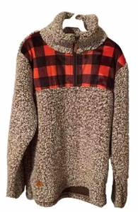 WOMENS SIMPLY SOUTHERN 1/4 ZIP SERPA  HIGH NECK PULLOVER SIZE XL. WB9 - Picture 1 of 6