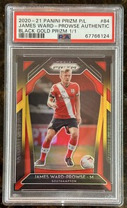 James Ward-Prowse 1/1 2020-21 Panini Prizm Premier League Black Gold Prizm