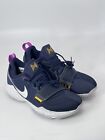 Size 10.5 Nike PG1 The Bait Paul George Obsidian Blue Yellow White 878627 417