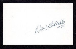 Dave Cheadle ( Debut 1973 ) ATLANTA BRAVES  SIGNED AUTOGRAPH AUTO 3x5 INDEX COA
