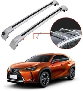 Fits for Lexus UX UX200 UX250H 2019-2023 Roof Rail Rack Cross Bar Crossbar  - Picture 1 of 9