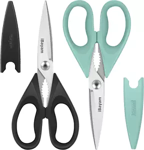 Kitchen Shears, Kitchen Scissors All Purpose Heavy Duty Meat Poultry Shears, Di - Picture 1 of 12