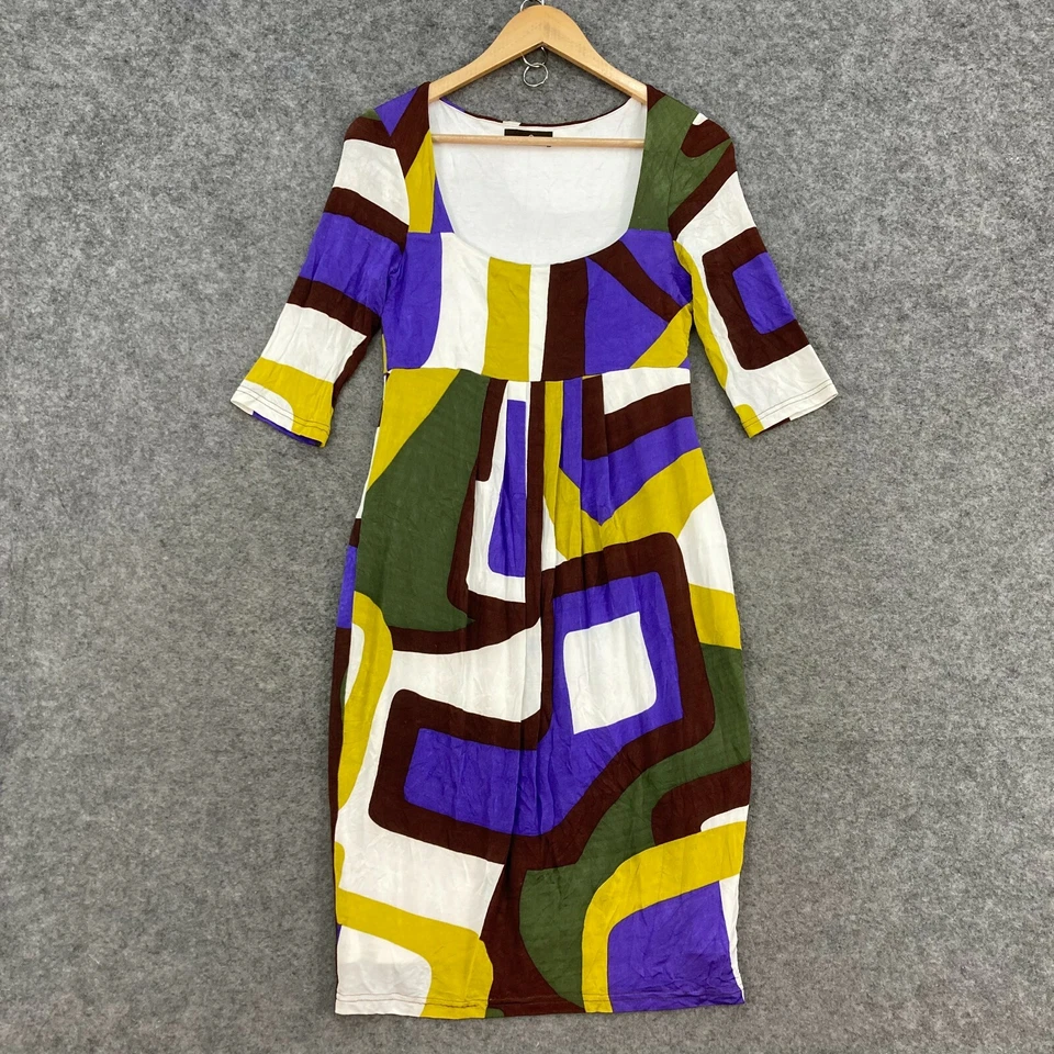 Vestido para mujer George talla 10 multicolor manga corta hasta la rodilla ceñido al cuerpo 25732 Foto 1 de 4