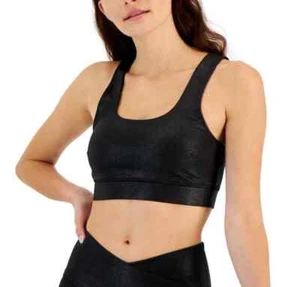 Jenni Women's Square-Neck Bralette, Black Large - Picture 1 of 2