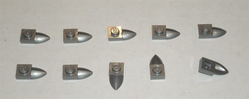 LEGO NEW 1x1 Flat Silver Plate with Tooth (10x) 4625146 Brick 49668 | eBay