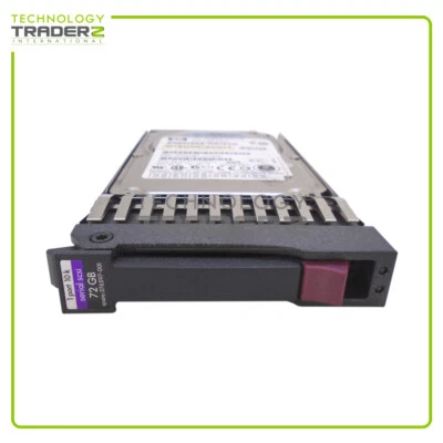 Lot Of 2 HP 375861-B21 72GB 3G 10K 2.5" SP SAS HDD 434916-001 430165-002 Pulled - Image 1 of 2