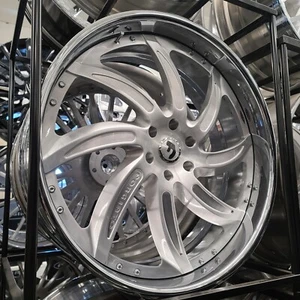 26" FORGIATO AZIONI 6X139.7 CADDY ESCALADE CHEVY GMC SIERRA DODGE RAM TITAN - Picture 1 of 7