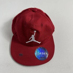 Nike Air Jordan Jumpman Youth Size 8/20 Hat Cap Fitted Stretch Red Strap back - Picture 1 of 5