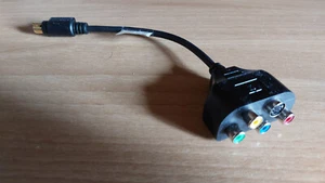 417149-001 HP HDTV Adapter 9-Pin auf S-Video Cinch Kabel 417149-001 svhs mini din - Bild 1 von 4