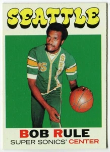 1971-72 Topps #40 Bob Rule Seattle Supersonics - Bild 1 von 2