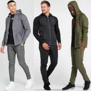 Nike Herren Optic Full Trainingsanzug Set Hoodie Fleece Kapuze Oberteil Jogginghose Hose - Bild 1 von 22