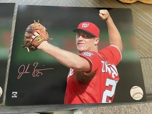 Jordan Zimmermann Washington Nationals Signed 8x10 Photo Proof Autograph - Picture 1 of 2