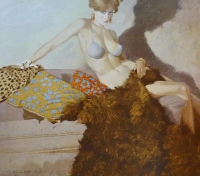 Robert McGinnis Samantha from The Scrambled Yeggs Hand signed James Bond 007 COA - Image 1 of 3