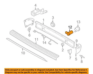 FORD OEM Parking Aid Backup Back Up Reverse Proximity-Sensor 9T1Z15K859A - Picture 1 of 2
