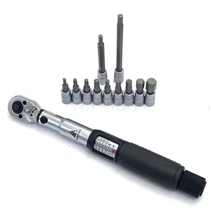 2-24Nm Reversible Torque Wrench, NM-Lock, Chrome Vanadium, TPR Grip, Hex Bits - Picture 1 of 9